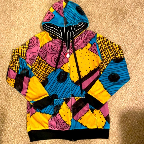 Disney Jack Skellington Sally reversible hoodie XL